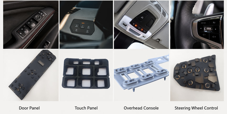 Important components of car buttons